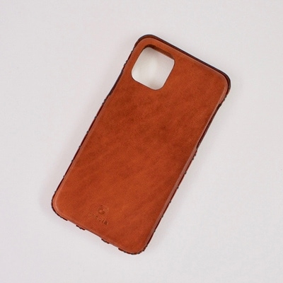 【iPhone11用】本革ケース/ブラウン/ハンドメイド