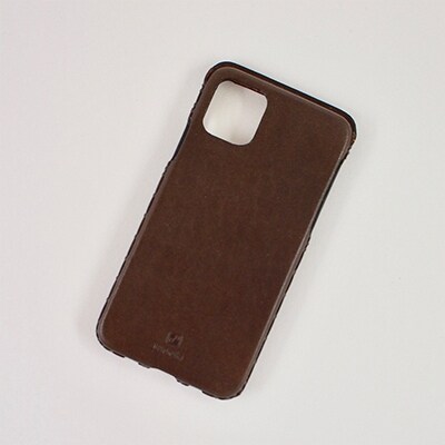 【iPhone13用】本革ケース/ダークブラウン/ハンドメイド
