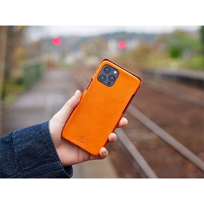 【iPhone13用】本革ケース/ダークブラウン/ハンドメイド