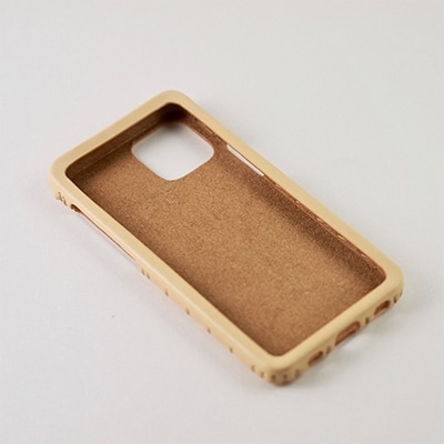 【iPhone13promax用】本革ケース/ナチュラル/ハンドメイド