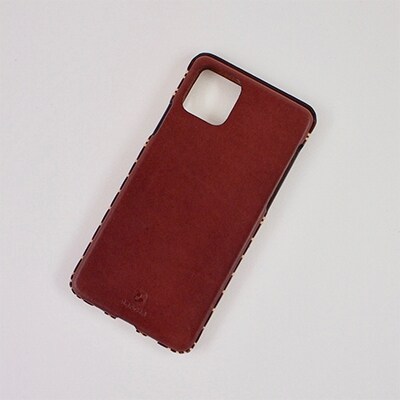 【iPhone13pro用】本革ケース/マホガニー/ハンドメイド