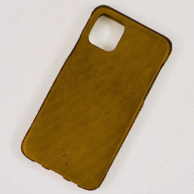 【iPhone14用】本革ケース・チョコ