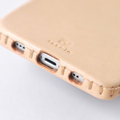 【iPhone14用】本革ケース・レッド