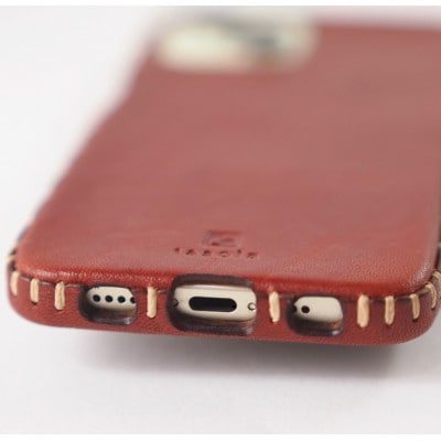 【iPhone15用】本革ケース・ブラウン