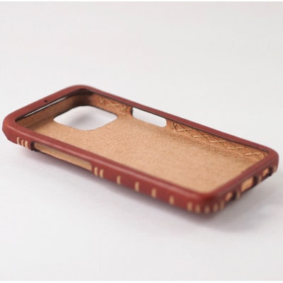 【iPhone15用】本革ケース・ブラウン
