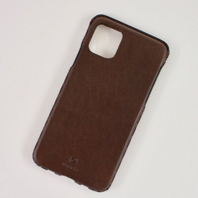 【iPhone15用】本革ケース・ダークブラウン