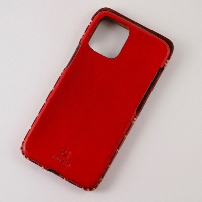 【iPhone15用】本革ケース・ワイン