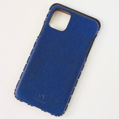 【iPhone15用】本革ケース・ネイビー