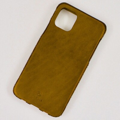 【iPhone16用】本革ケース・チョコ