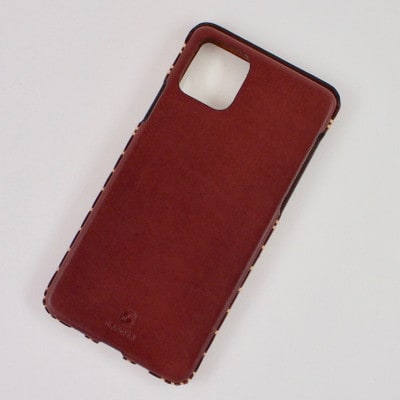 【iPhone16用】本革ケース・マホガニー