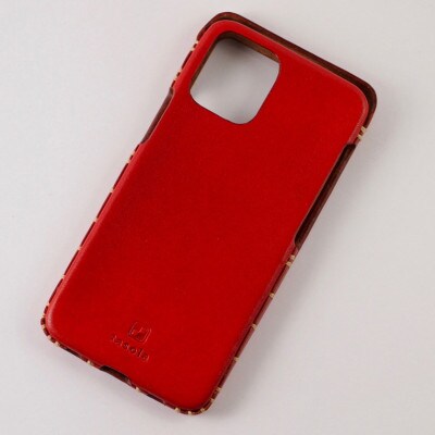 【iPhone16用】本革ケース・ワイン