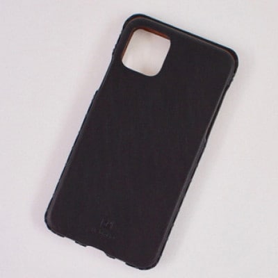 【iPhone16用】本革ケース・ブラック