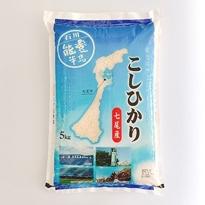 2022年3月発送開始『定期便』七尾産こしひかり 10kg (精米 5kg×2袋)全3回