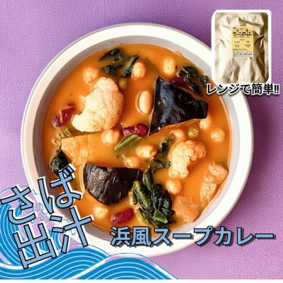 【毎月定期便】レンジで簡単　お魚出汁の野菜ゴロゴロスープ3種セット(計3個入)全2回