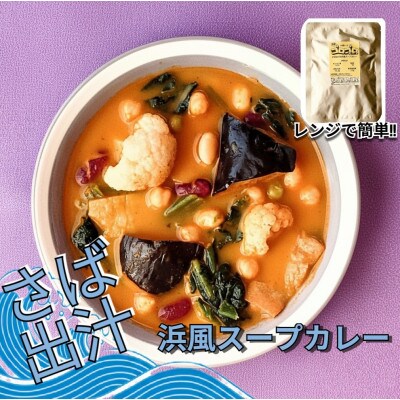 【毎月定期便】レンジで簡単　お魚出汁の野菜ゴロゴロスープ3種セット(計3個入)全3回