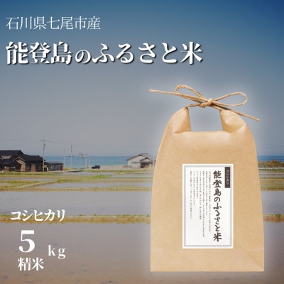 能登島のふるさと米　コシヒカリ5kg　精米