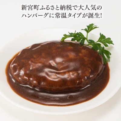 【常温で保管できる!】レトルト・デミハンバーグ(150g×15個).AA511