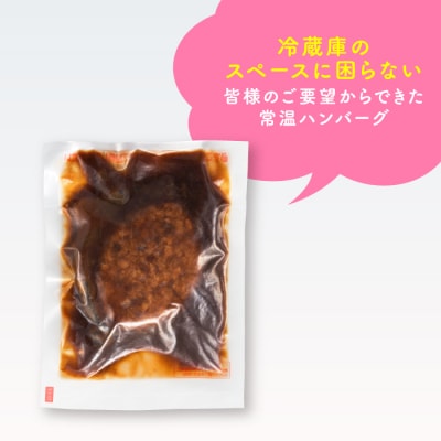 【常温で保管できる!】レトルト・デミハンバーグ(150g×15個).AA511