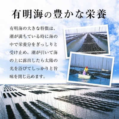 有明海産.一番摘み.焼き海苔(2切7枚×9袋・合計63枚分)【福岡有明のり】.AA519