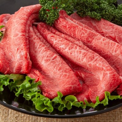 訳あり!【A4～A5】博多和牛赤身霜降りしゃぶしゃぶすき焼き用 約400g【博多和牛】.AA521