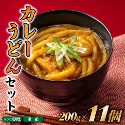 【レンチンできる!】カレーうどんセット(200g×11個).AB620