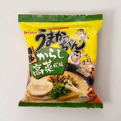 博多の味『うまかっちゃん』30袋(5袋パック×6セット)/からし高菜風味【豚骨ラーメン】.AB627