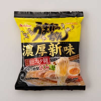 福岡・博多の味『うまかっちゃん』30袋(5袋パック×6セット)/濃厚新味【豚骨ラーメン】.AB628