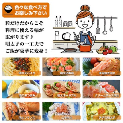 ご家庭用「辛子明太子.バラコ」つぶっこ 500g×2個【辛子明太子】.AB653