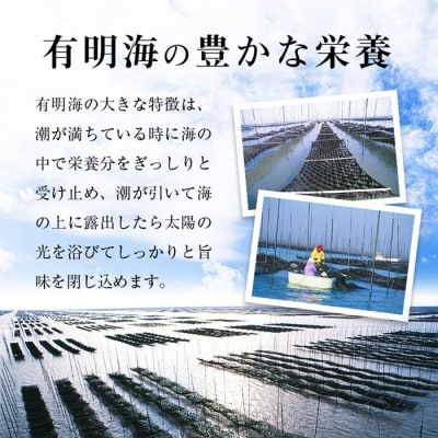 有明海産.味海苔(10切100枚×4本・合計400枚分)【福岡有明のり】.AB671