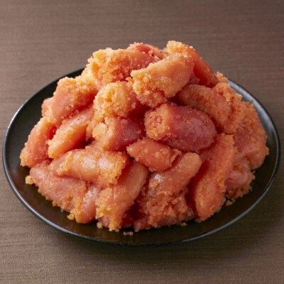 【鳴海屋】無着色あごだし明太子並切れ1kg【辛子明太子】.AG195