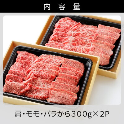 十勝ナイタイ和牛 焼肉 計600g 北海道産 5・4等級黒毛和牛