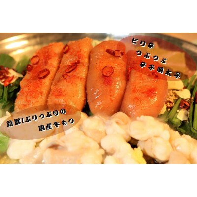 【六蔵】博多明太もつ鍋セット(2～3人前)【もつ鍋・醤油味】.AF205