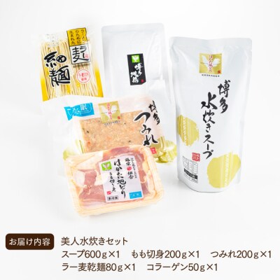 美人水炊きセットA【水炊き】.AC455