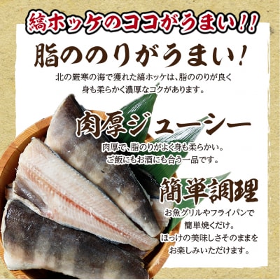 下北屋　よくばり定塩縞ホッケ　センターカット　約1.5kg