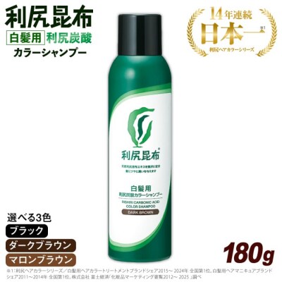 [白髪用]利尻炭酸カラーシャンプー メンズ レディース 白髪染め 株式会社ピュール[AZA045]