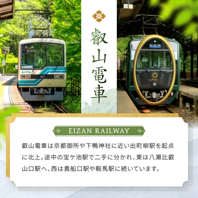 叡山電車 1日乗車券 えぇきっぷ 大人2枚セット|京都 電車 チケット 人気
