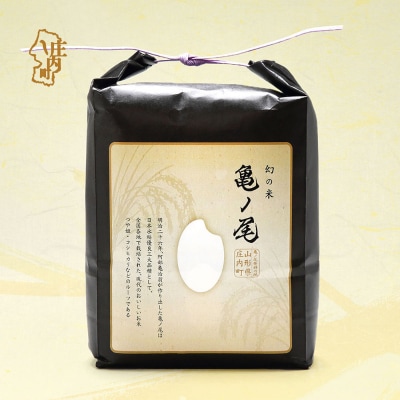 庄内産 亀ノ尾 2kg×1袋 米 国産 単一原料米 山形 コシヒカリの原点、亀の尾発祥の地 庄内
