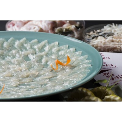 【年末配送】ふぐ料理・うなぎ料理専門店!「四季亭みえの」とらふぐセット(2～3人前)