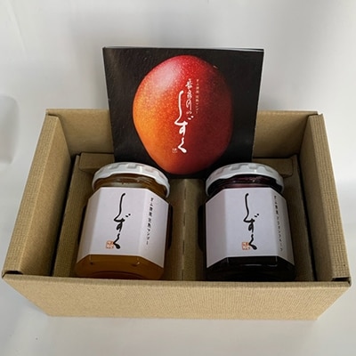 ぎふ清流ジャム詰め合わせ　各1瓶120g(完熟マンゴージャム、ドラゴンフルーツジャム)化粧箱入