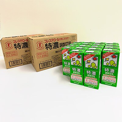 【毎月定期便】キッコーマンの特濃調製豆乳200mlx54本 全5回