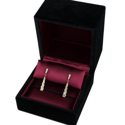 K18ダイヤモンド0.7ct(0.35ctx2)ピアス　PNI-170YGNW