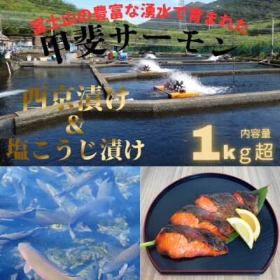 甲斐サーモン　西京漬け&塩こうじ漬け