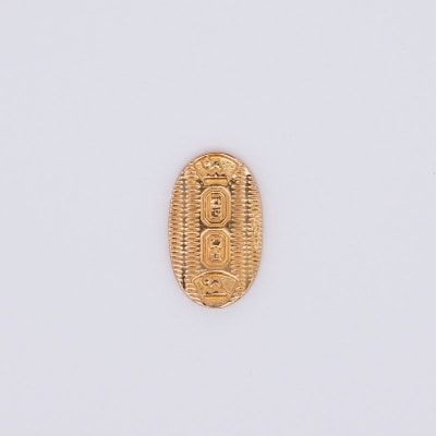 【置物】K24 純金(約0.5g)　ミニピュア(R)　金の小判(SH-0020)