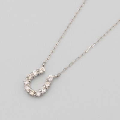PT900/PT850 0.1ct ダイヤモンド ペンダントネックレス　FHH-019839