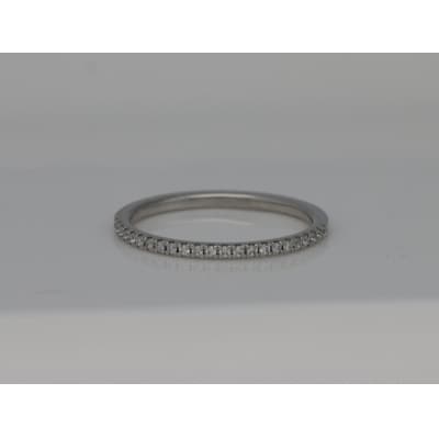 PT999鍛造リング　ハーフエタニティダイヤ23石0.09ct　9000488941
