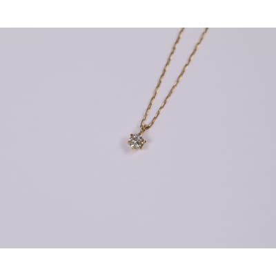 【甲府ジュエリー】K18　ダイヤ　0.03ct　ネックレス(73305823)