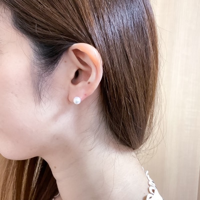 プラチナ あこや真珠 パールピアス 7mm (PE1060KD-7mm)
