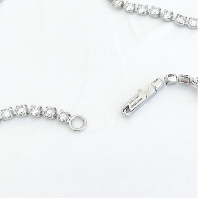 ネックレス ストレートPT850 ダイヤモンド【10.0ct】DTN-7-pt-1001
