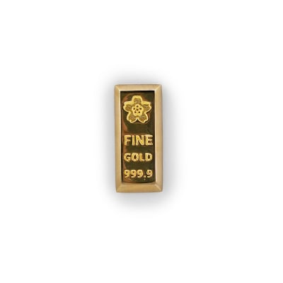 【置物】K24 純金(約2.0g)　ミニピュア(R)　約2.0g　金の延べ棒(SH-0026)