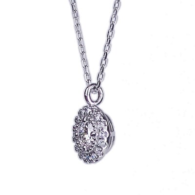 プラチナ ダイヤ0.14ct 45cm ペンダント PNI-303-PT